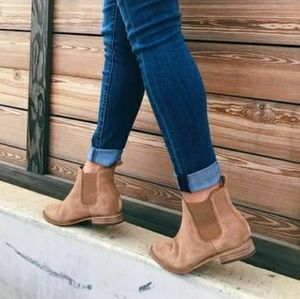 Toms Toffee Suede Ella Booties